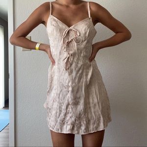 Silk Cheetah Print Free People Dress